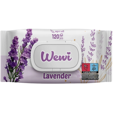 Wewi Chusteczki Nawilżane Lavender 120szt