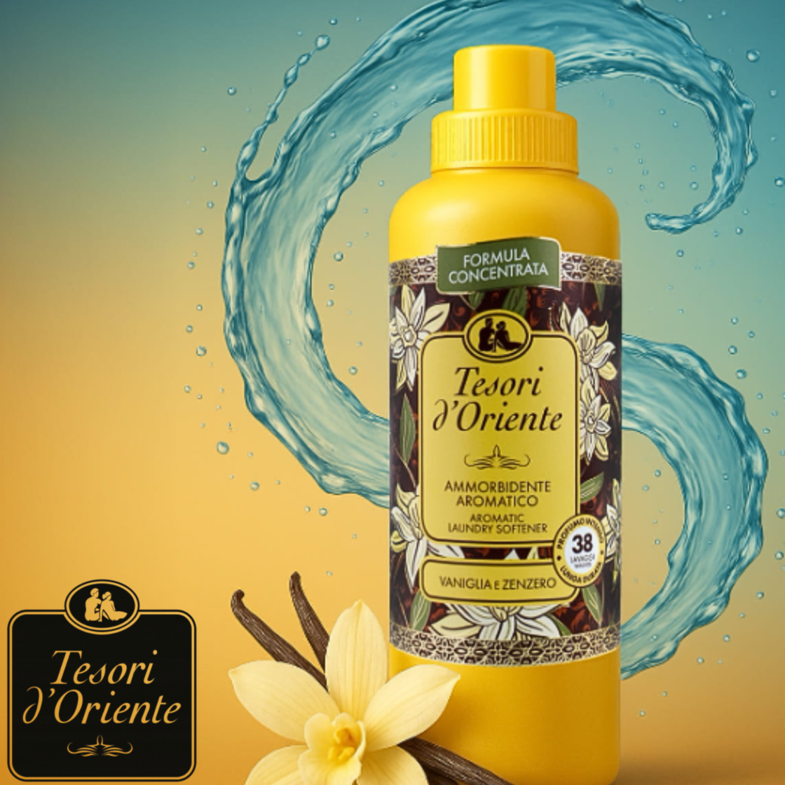 Tesori Doriente Skoncentrowany Płyn do Płukania Vaniglia & Zenzero 760ml