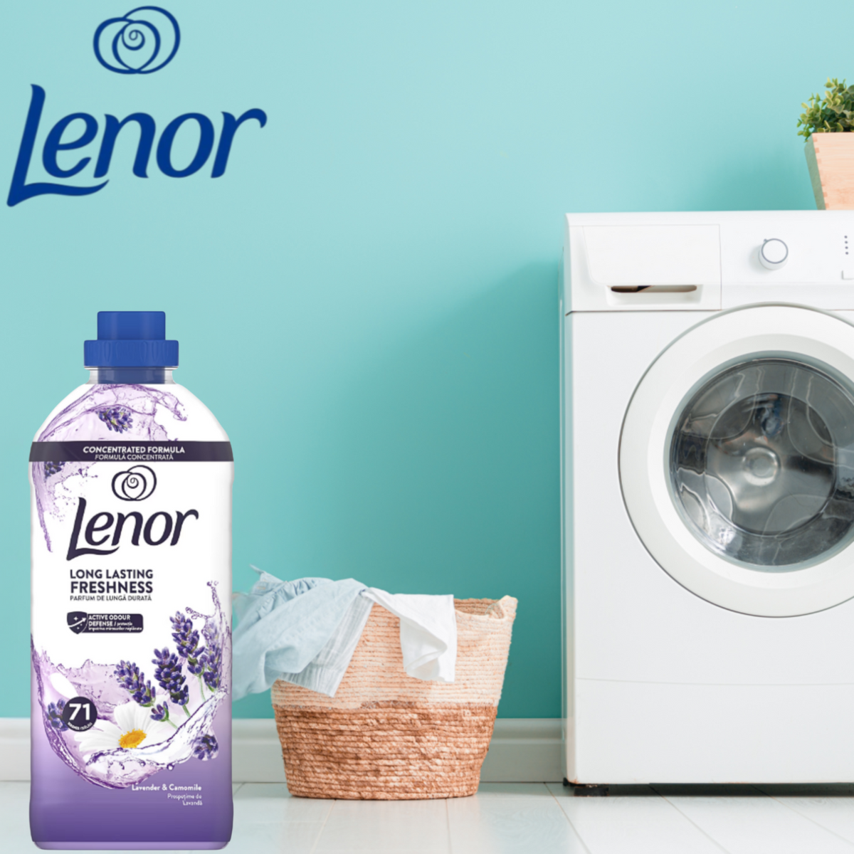Lenor Płyn do Płukania Lavender & Camomile 71 Prań 1,49l