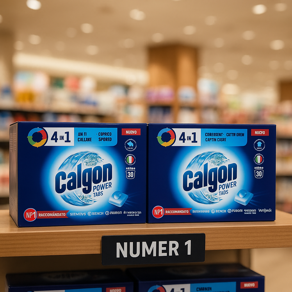 Calgon 4w1 Odkamieniacz w Tabletkach do Pralek 30szt
