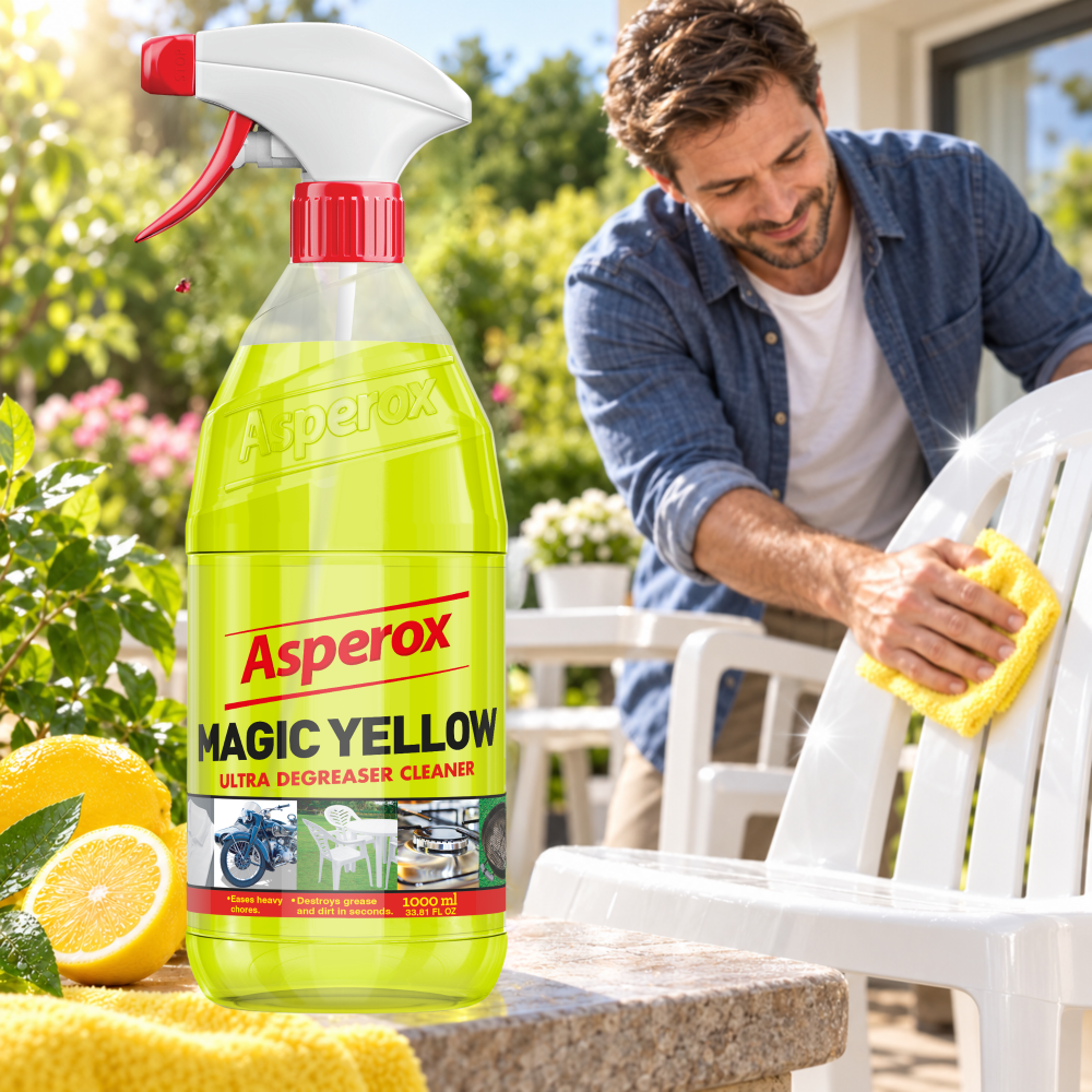 Asperox Magic Yellow Odtłuszczacz w Sprayu Cytrynowy 1l