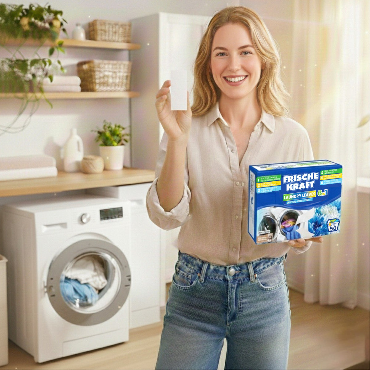 Frische Kraft 6w1 Listki Piorące Uniwersalne 50szt