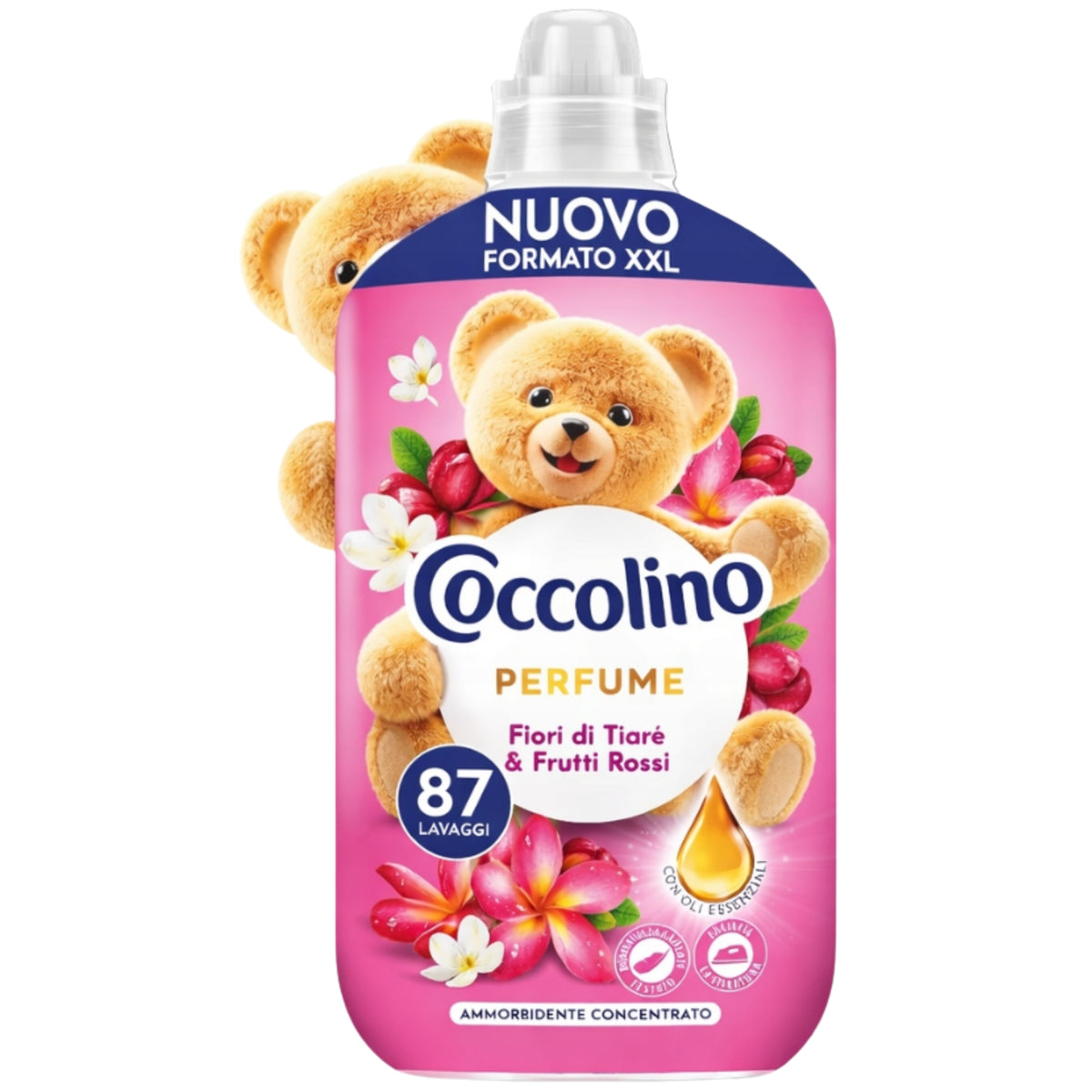Coccolino Koncentrat do Płukania Tkanin Fiori di Tiare 87 Prań 1827ml