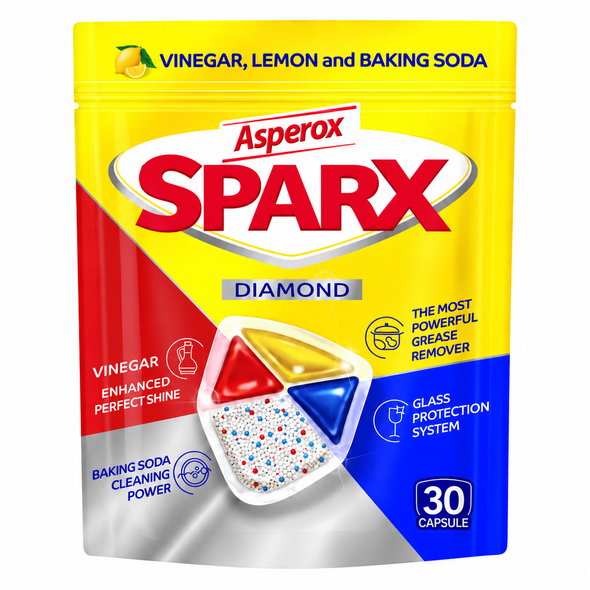 Asperox Sparx Diamond Kapsułki do Zmywarki 30szt