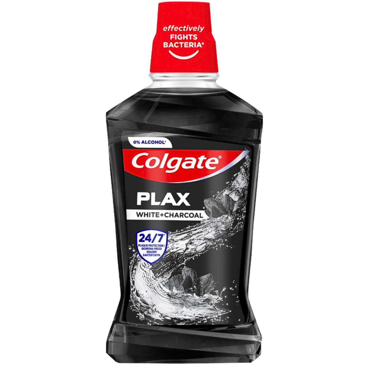 Colgate Plax White Charcoal Płyn do Płukania Jamy Ustnej 500ml