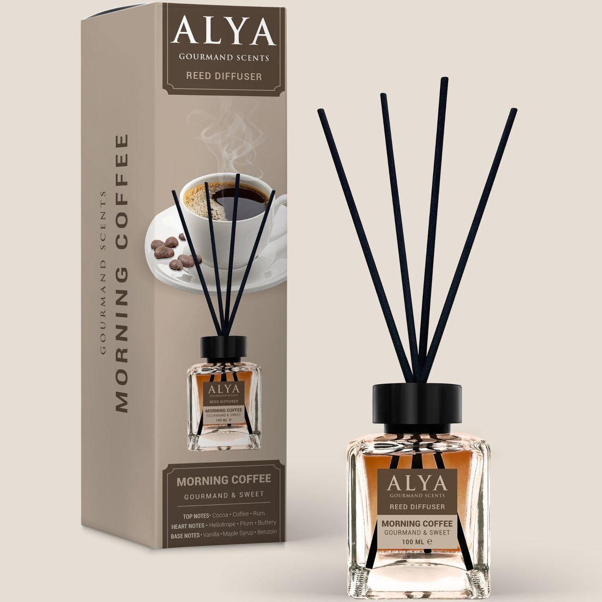 Alya Gourmand Patyczki Zapachowe Morning Coffee 100ml