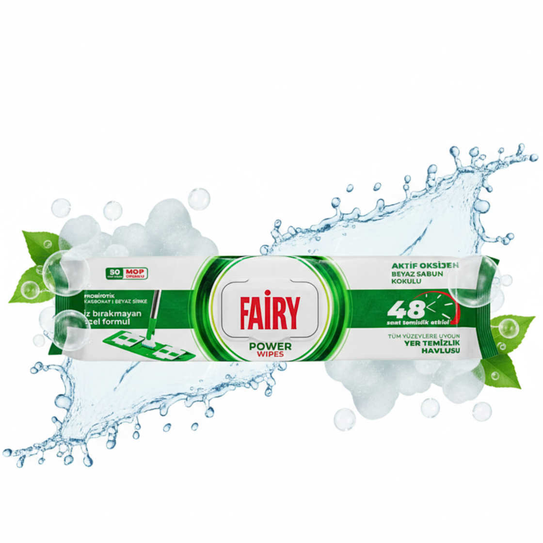 Fairy Wkłady Nawilżane do Mopa Power 50szt