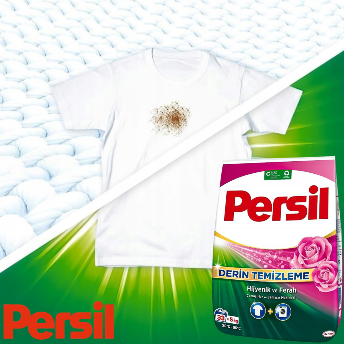 Persil Proszek do Prania Białych Tkanin Rose 33 Prania 5kg