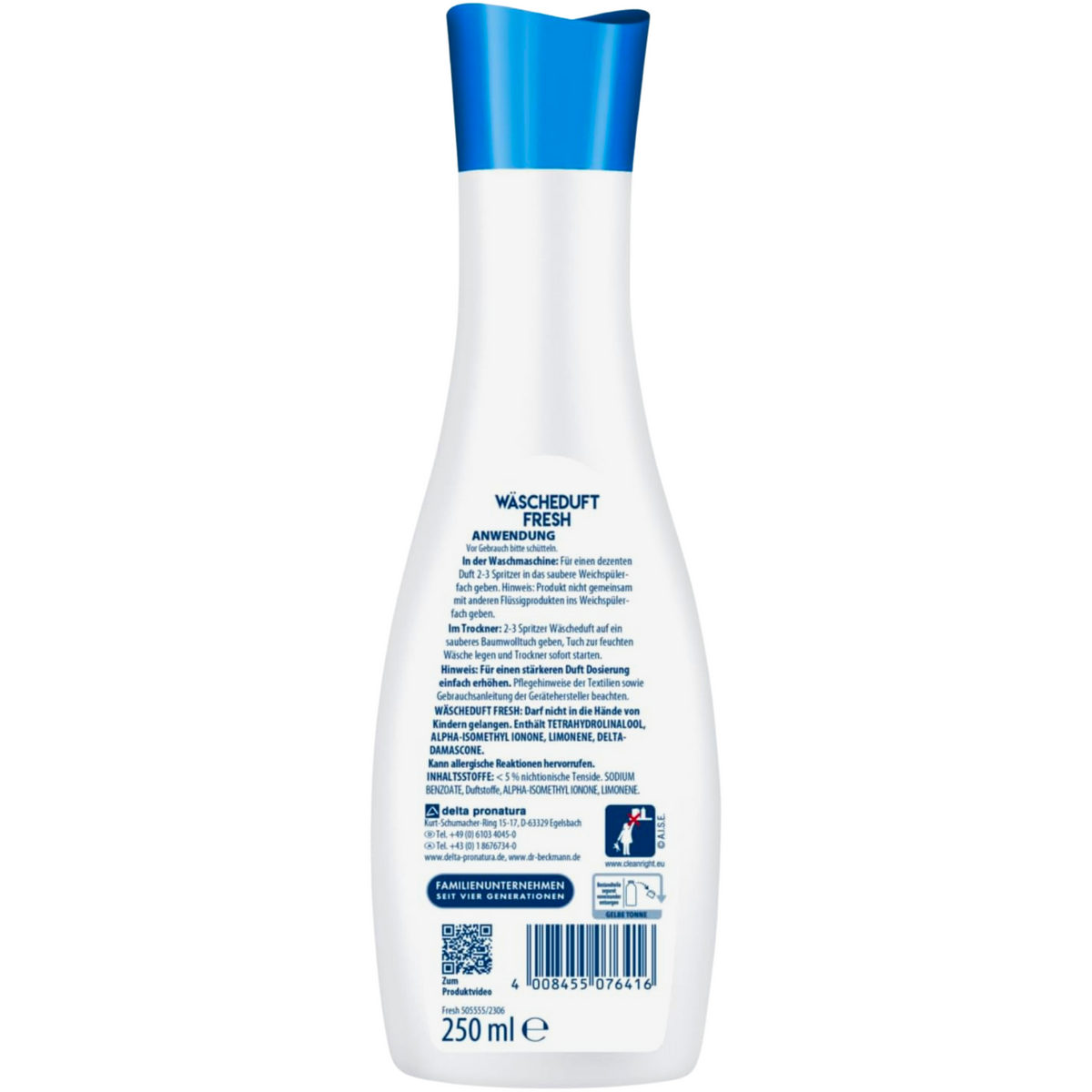 Dr Beckmann Perfuma do Prania Suszenia Świeżość 250ml