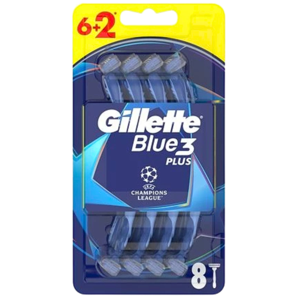 Gillette Blue3 Plus Comfort Jednorazowe Maszynki do Golenia 6+2szt