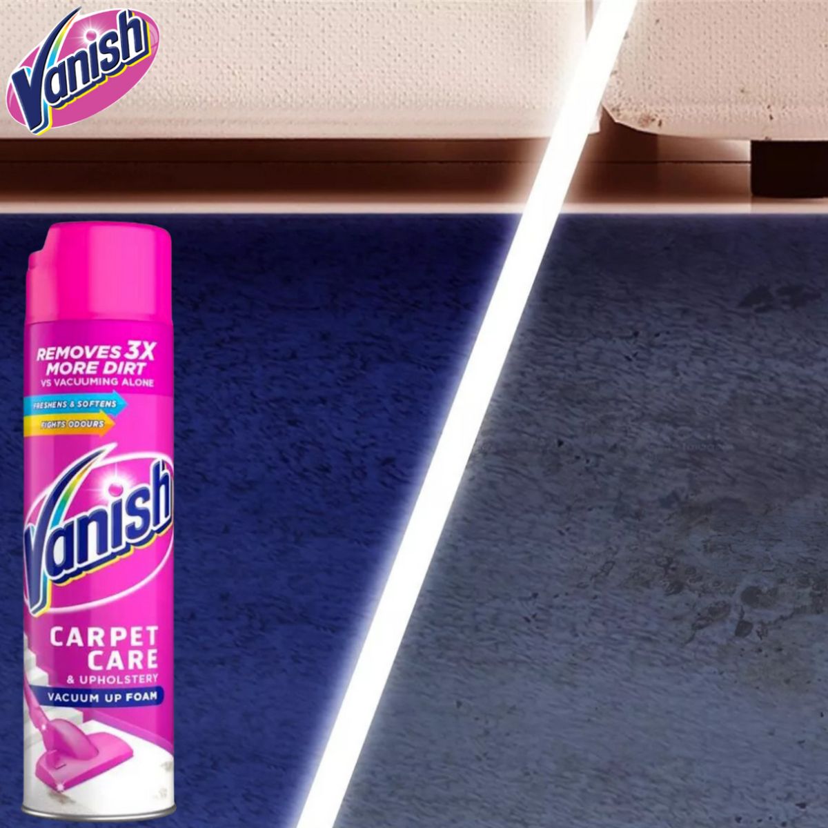 Vanish Pianka Czyszcząca Do Dywanów i Tapicerki 600ml