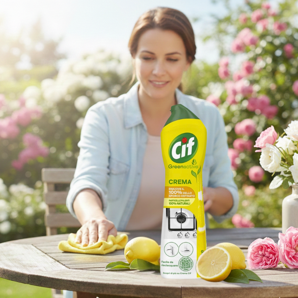 Cif Crema Mleczko Czyszczące Uniwersalne Limone 750ml
