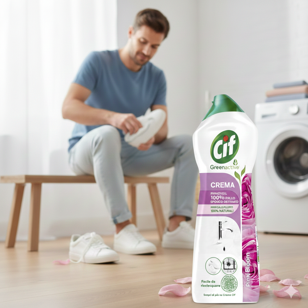 Cif Crema Mleczko Czyszczące Uniwersalne Pink Bloom 750ml