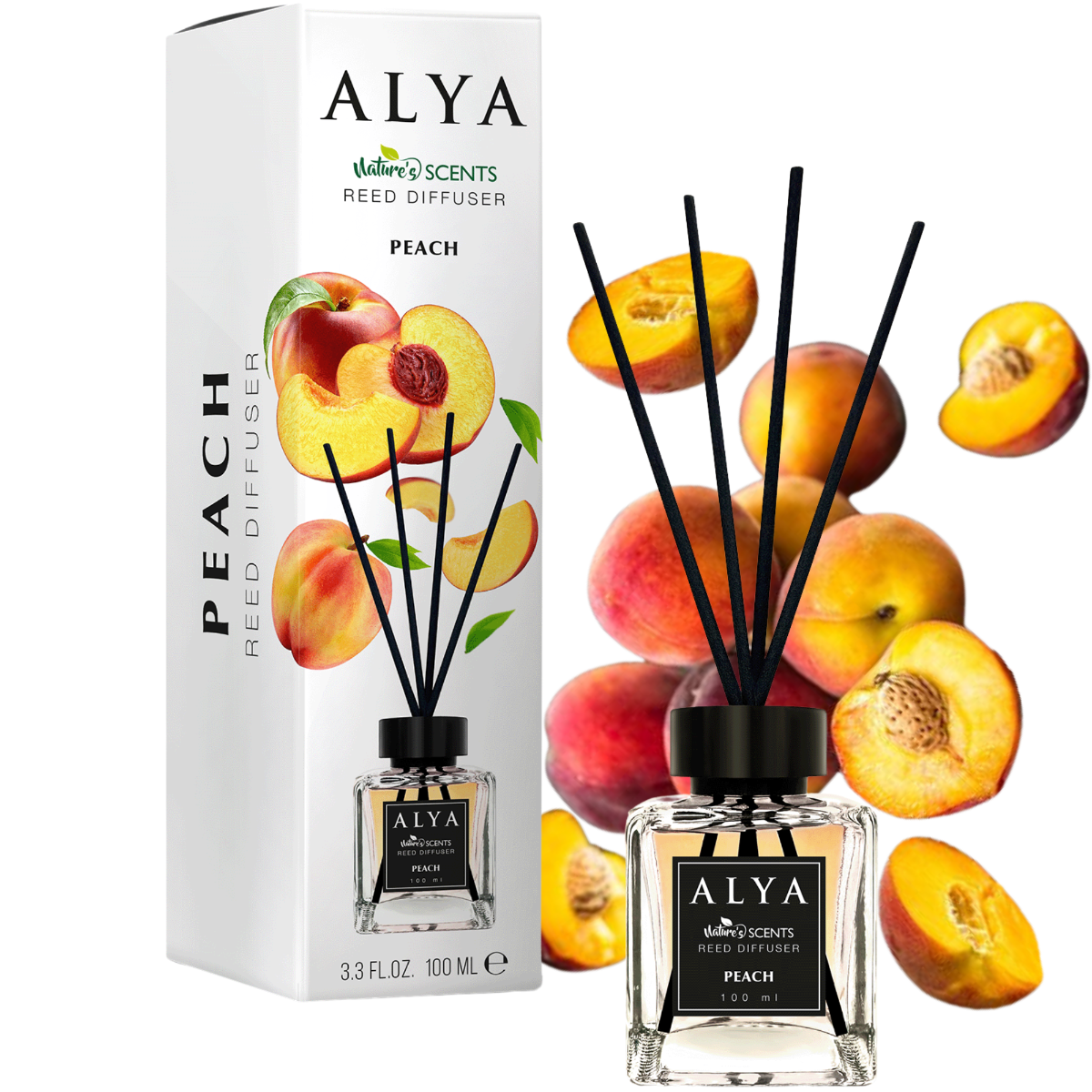 Alya Patyczki Zapachowe Peach 100ml
