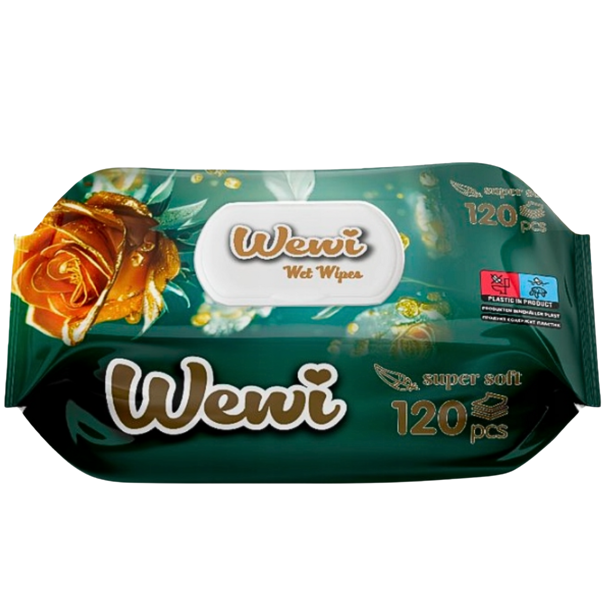Wewi Chusteczki Nawilżane Rose 120szt