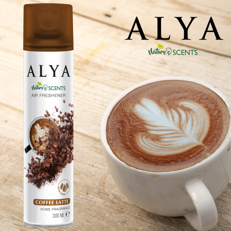 Alya Odświeżacz w Sprayu Coffee Latte 300ml