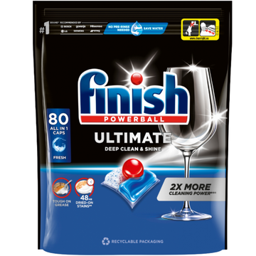 Finish Ultimate All in One Kapsułki do Zmywarki Fresh 80szt