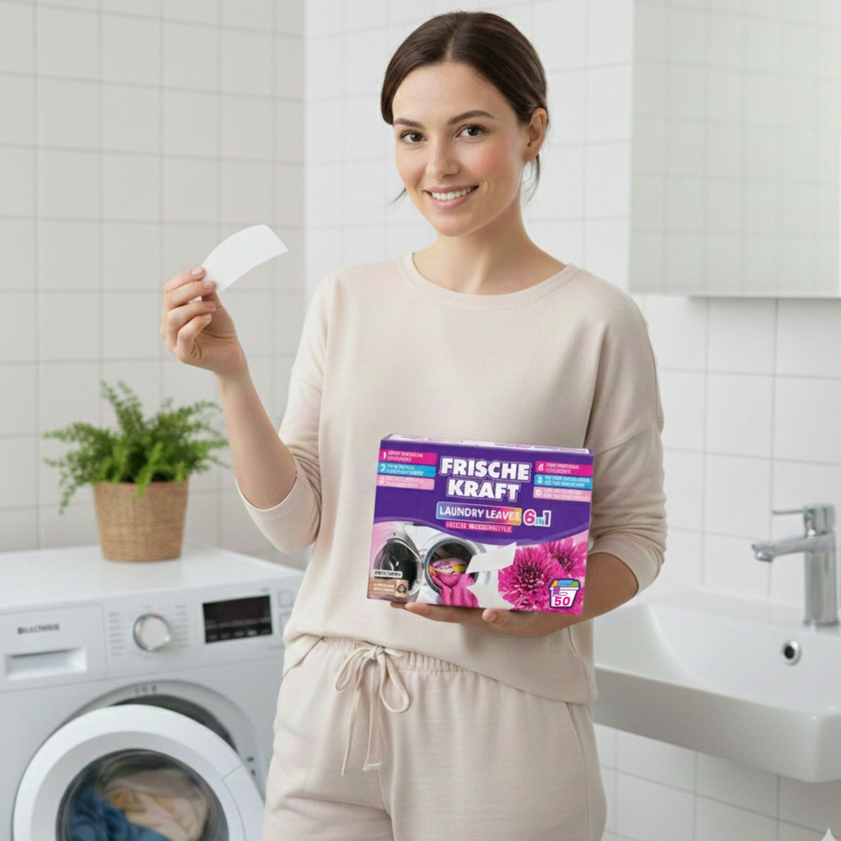 Frische Kraft 6w1 Listki Piorące do Koloru 50szt