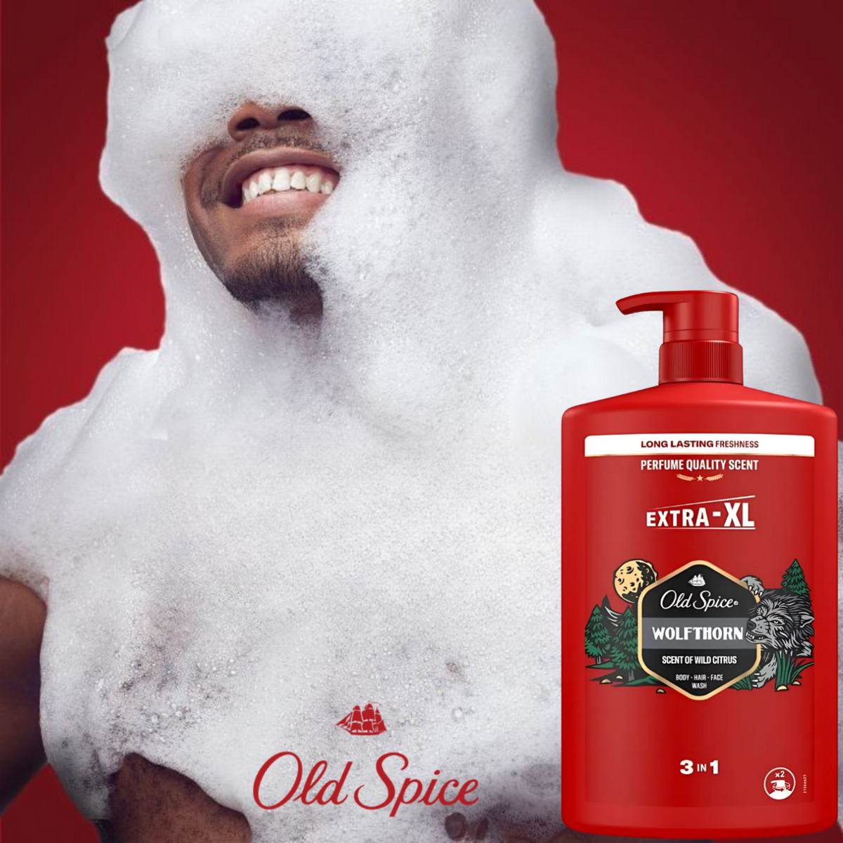Old Spice 3w1 Żel pod Prysznic Męski Wolfthorn 1l