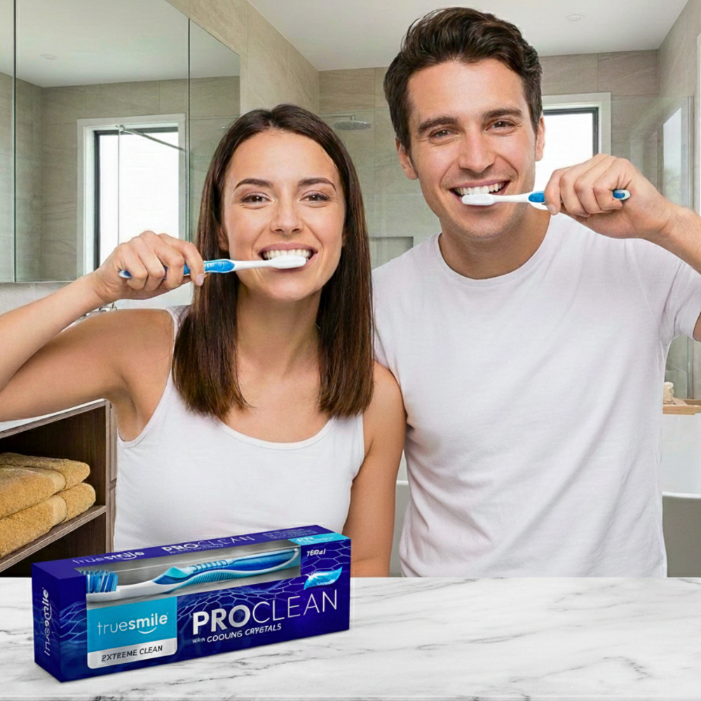 Truesmile Pro Clean With Cooling Crystals Pasta do Zębów + Szczoteczka 100ml