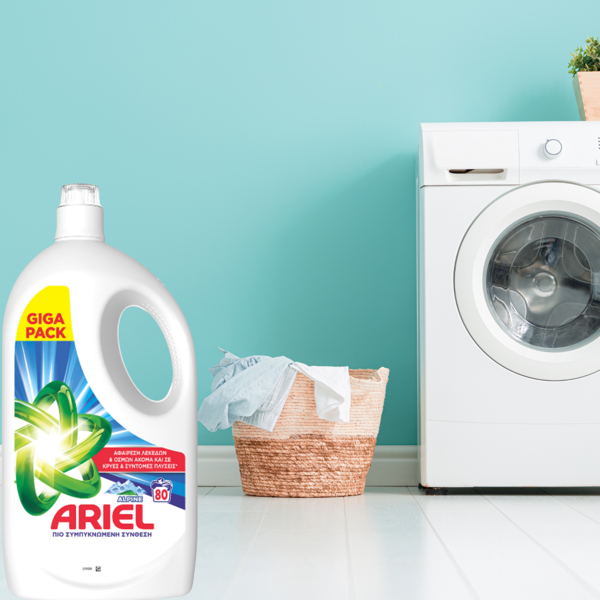 Ariel Żel do Prania Universaly Alpine 80 Prań 3,6l