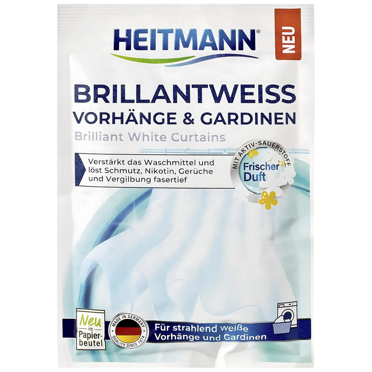 Heitmann Proszek Wybielający do Zasłon Firan 50g
