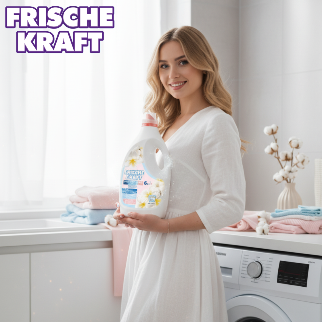 Frische Kraft 6w1 Żel do Prania Tkanin Sensitive 4,05l 135 Prań