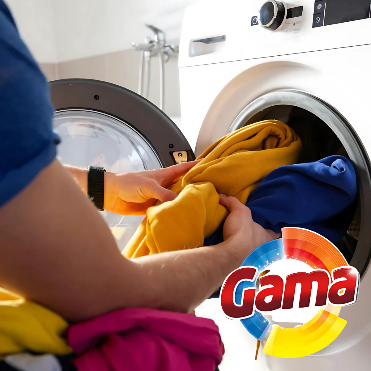 Gama Żel 3w1 do Prania Ciemnych i Kolorowych Tkanin 83 Prania 3,73l