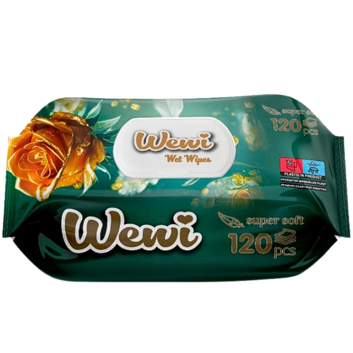 Wewi Chusteczki Nawilżane Rose 120szt