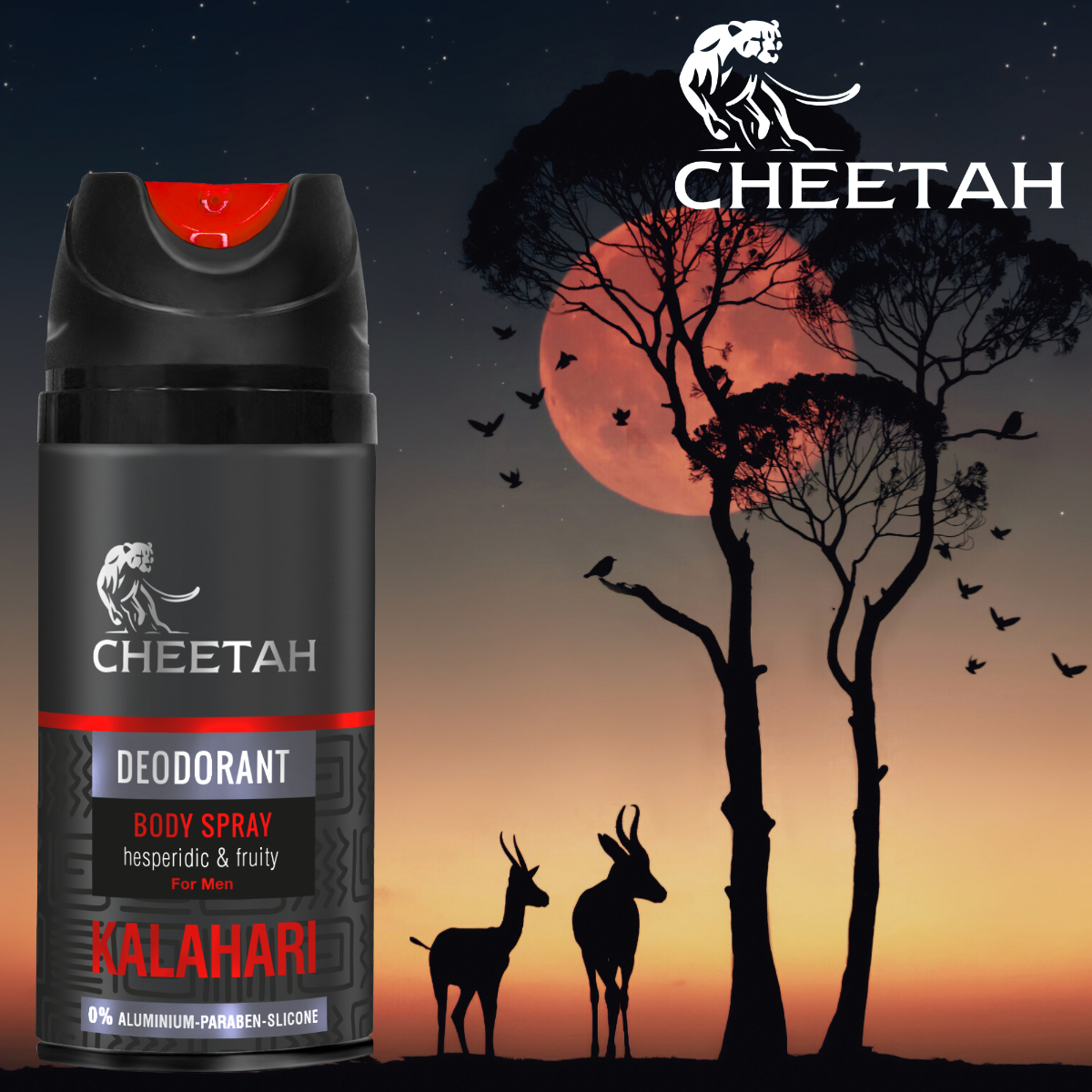 Cheetah Dezodorant Męski Kalahari 150ml