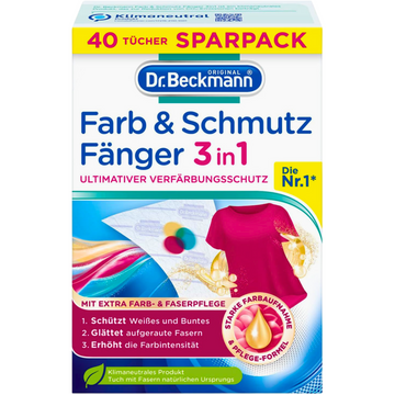 Dr Beckmann Chusteczki Przeciw Farbowaniu 40szt