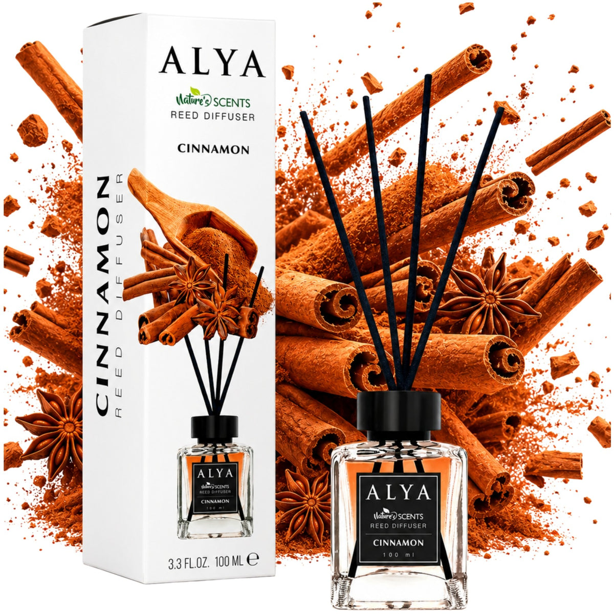 Alya Patyczki Zapachowe Cinnamon 100ml