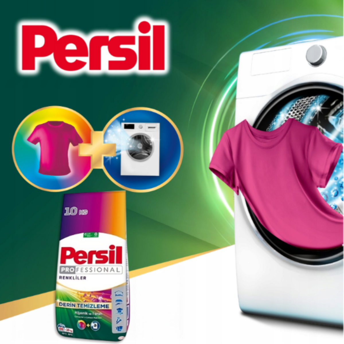 Persil Proszek do Prania Kolorowych Tkanin 66 Prań 10kg