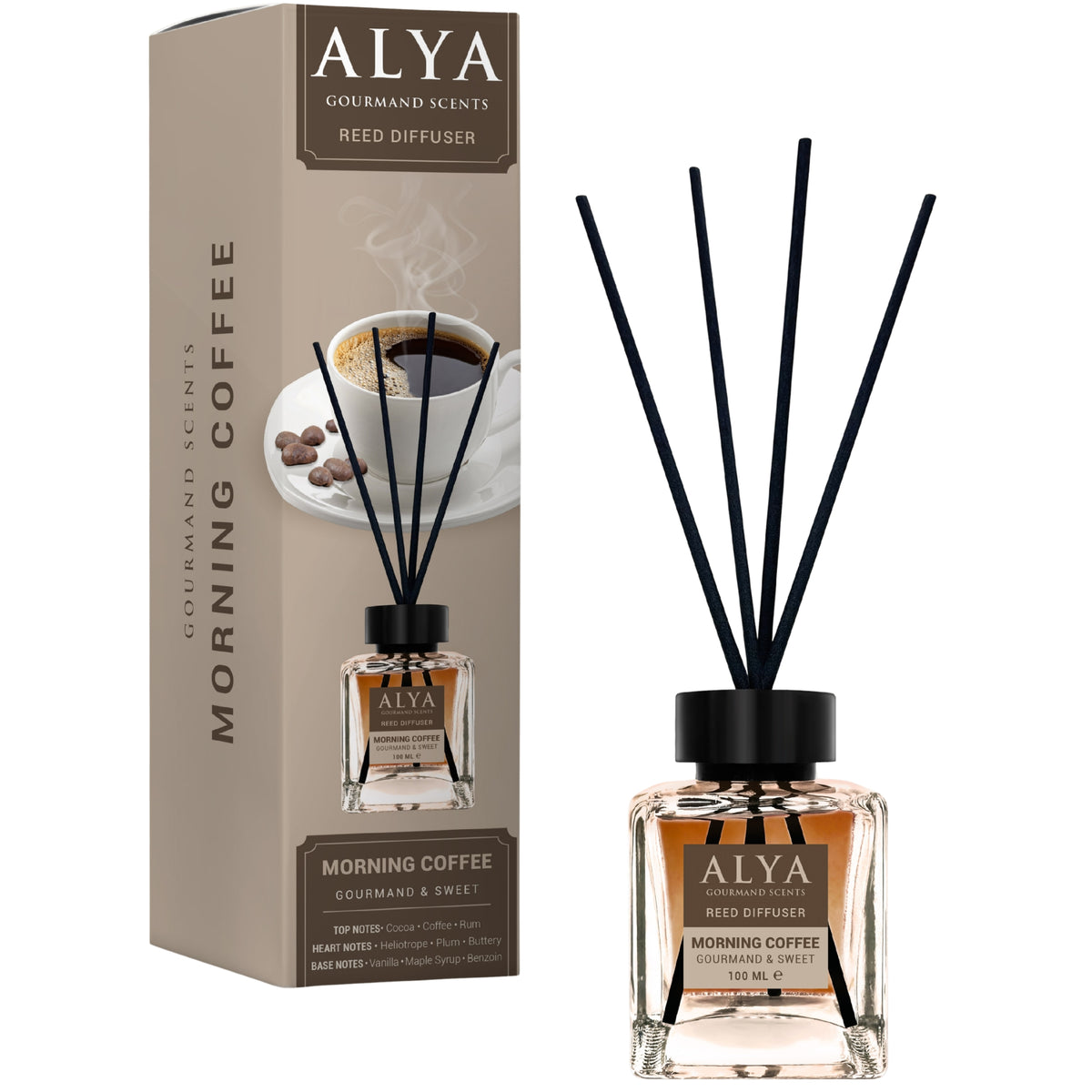 Alya Gourmand Patyczki Zapachowe Morning Coffee 100ml
