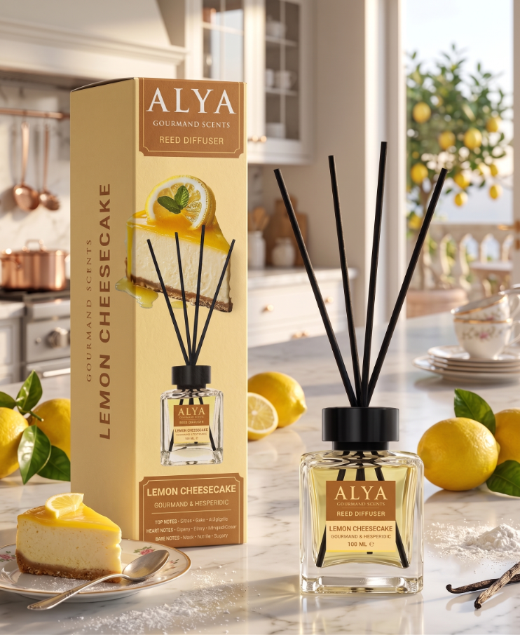 Alya Gourmand Patyczki Zapachowe Lemon Cheesecake 100ml