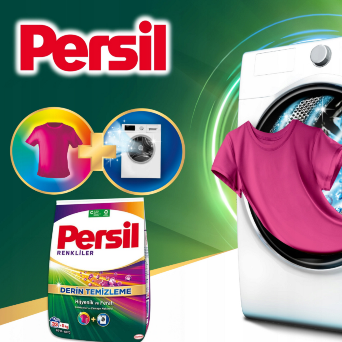 Persil Proszek do Prania Kolorowych Tkanin 33 Prania 5kg