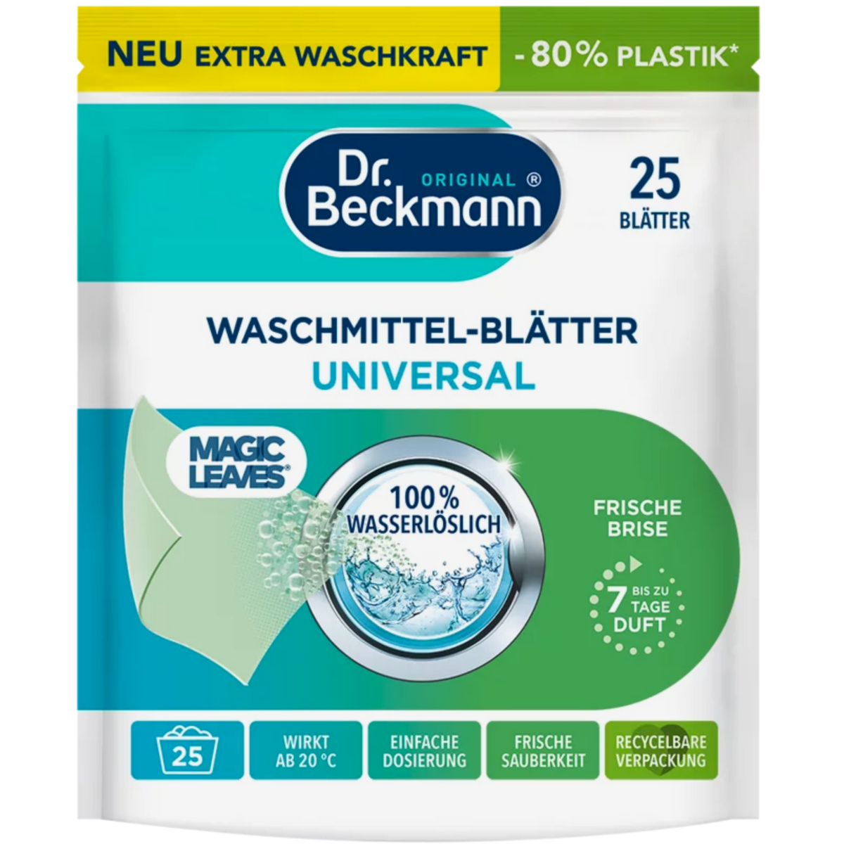 Dr Beckmann Listki do Prania Uniwersalne 25szt