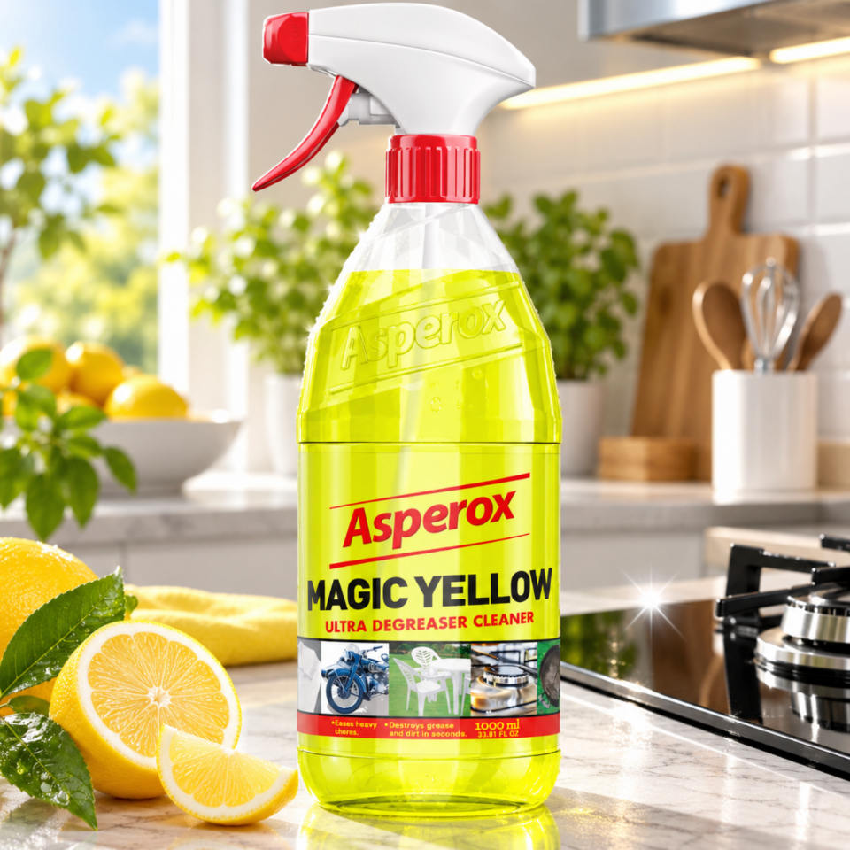 Asperox Magic Yellow Odtłuszczacz w Sprayu Cytrynowy 1l