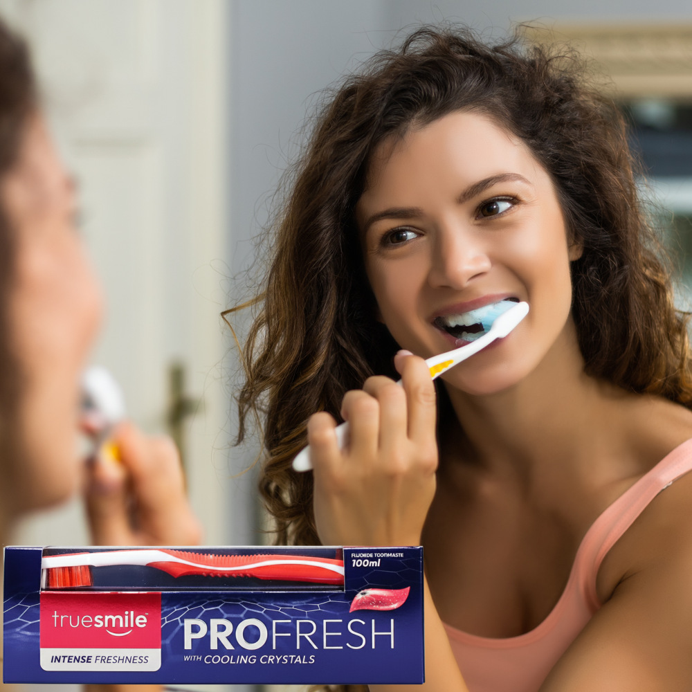 Truesmile Pro Fresh With Cooling Crystals Pasta do Zębów + Szczoteczka 100ml