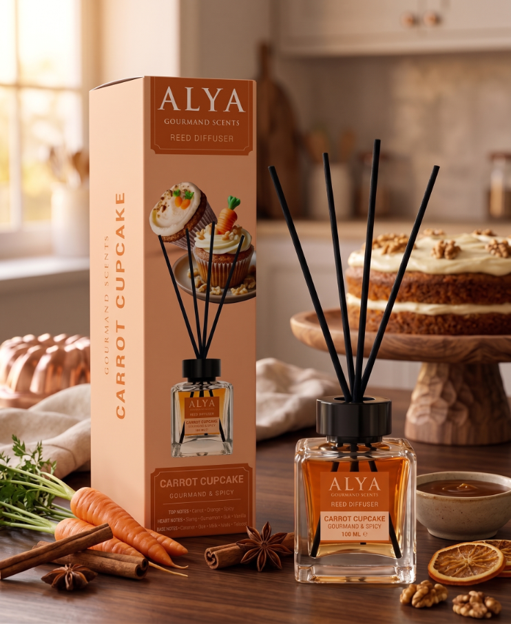 Alya Gourmand Patyczki Zapachowe Carrot Cupcake 100ml
