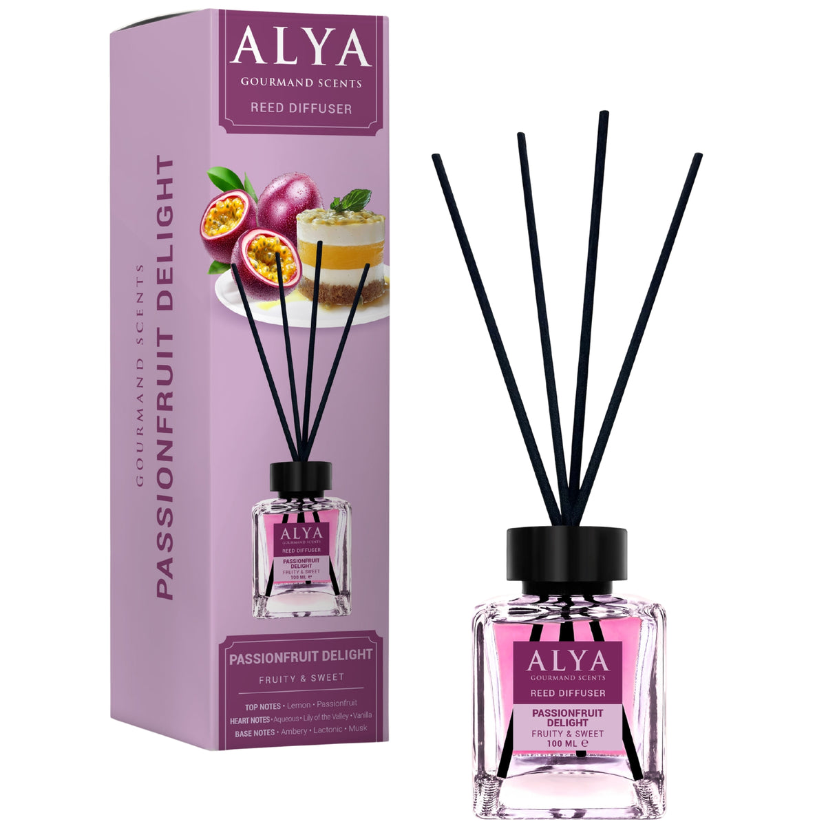 Alya Gourmand Patyczki Zapachowe Passionfruit Delight 100ml