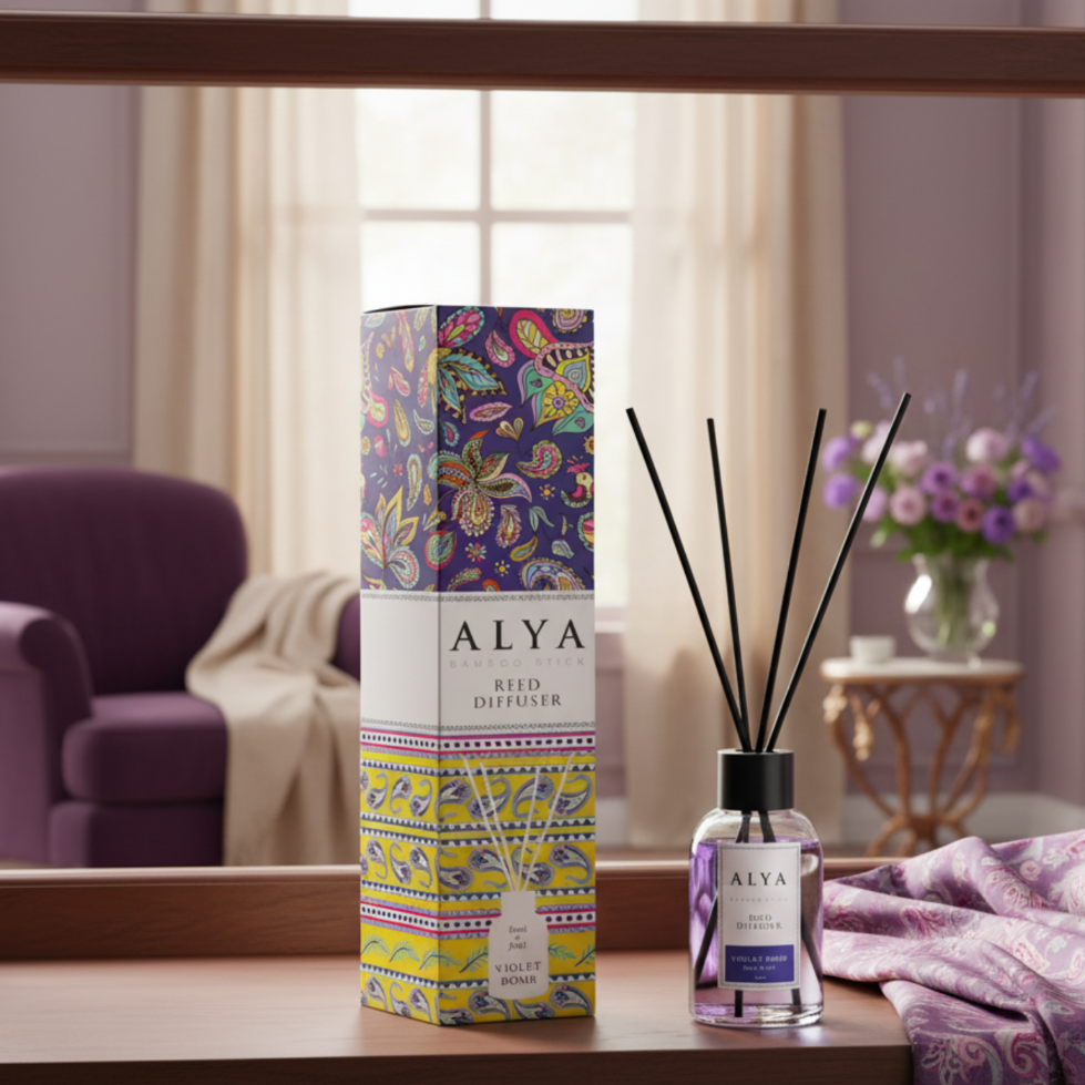 Alya Patyczki Zapachowe Violet Bomb 100ml