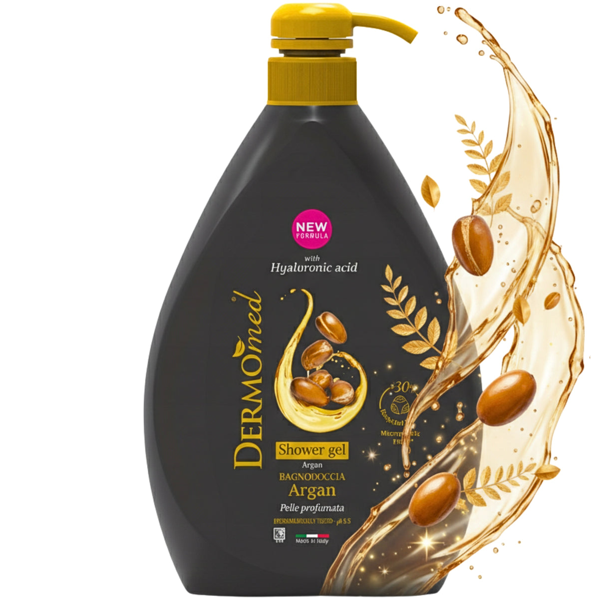 Dermomed Sensualita Płyn do Kąpieli i Pod Prysznic z Pompką Argan 1l