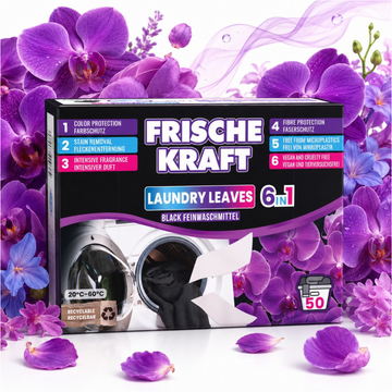 Frische Kraft 6w1 Listki Piorące do Czarnego 50szt