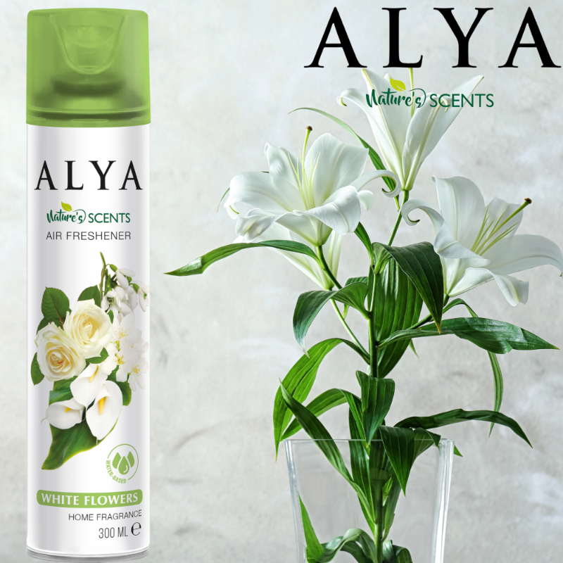 Alya Odświeżacz w Sprayu White Flowers 300ml