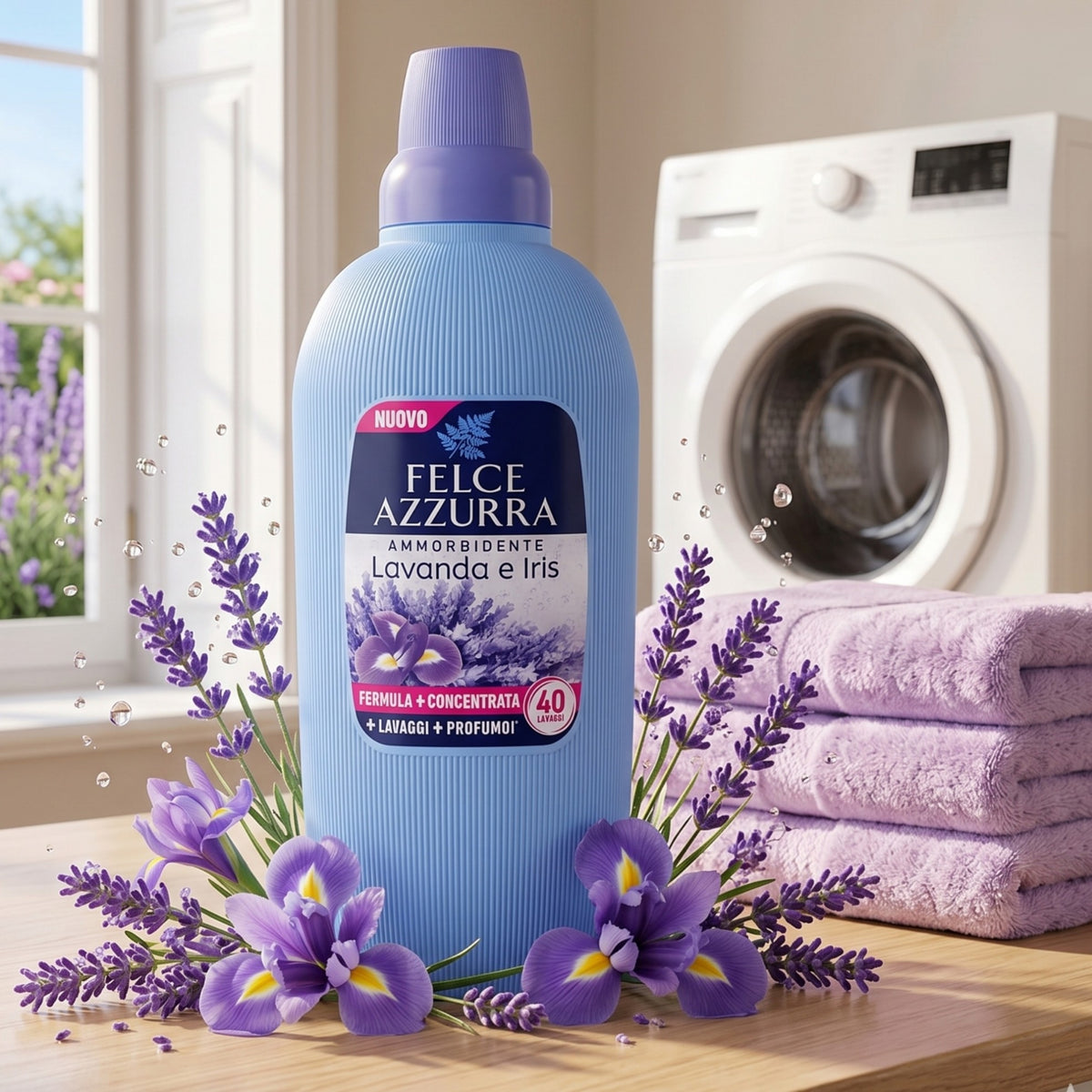 Felce Azzurra Płyn do Płukania Tkanin Lavanda e Iris 40 Prań 2l