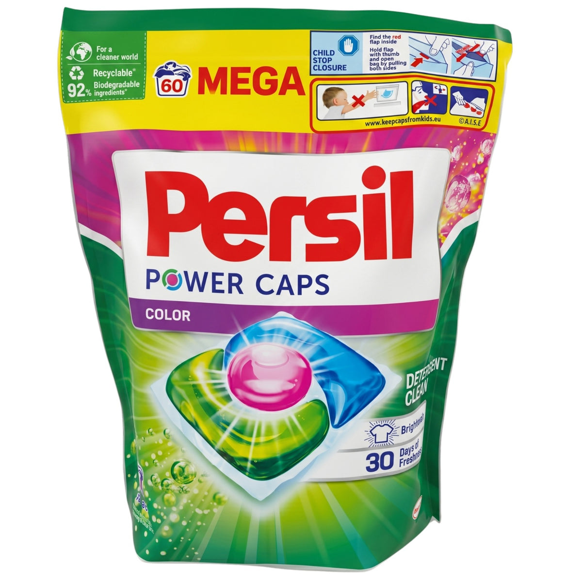 Persil Power Caps 3w1 Kapsułki do Prania Kolor Deep Clean 60szt