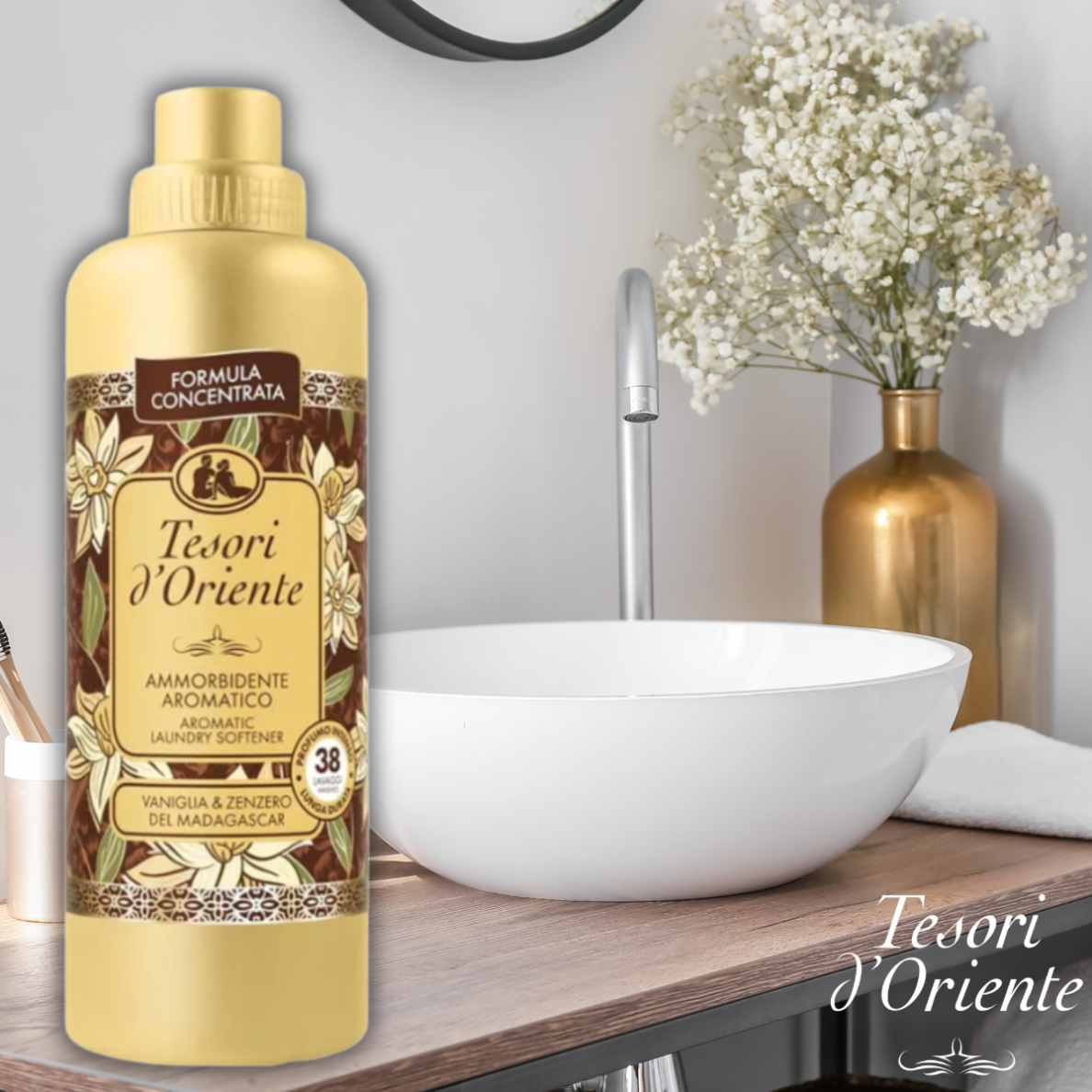 Tesori Doriente Skoncentrowany Płyn do Płukania Vaniglia & Zenzero 760ml