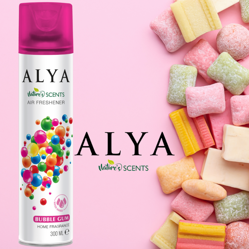 Alya Odświeżacz w Sprayu Bubble Gum 300ml