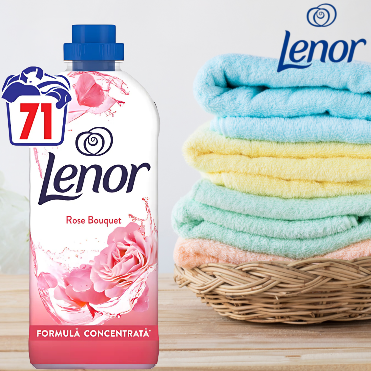 Lenor Płyn do Płukania Rose Bouquet 71 Prań 1,49l